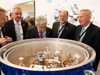 A inauguração foi acompanhada pelo presidente do Chile, Sebastián Piñera, e autoridades de diversos países Foto: ESO / Divulgação