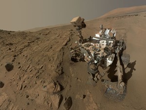 Foto divulgada pela NASA em 23 de junho mostra autorretrato do robô Curiosity em Marte (Foto: AP Photo/NASA, JPL-Caltech, MSSS, File)