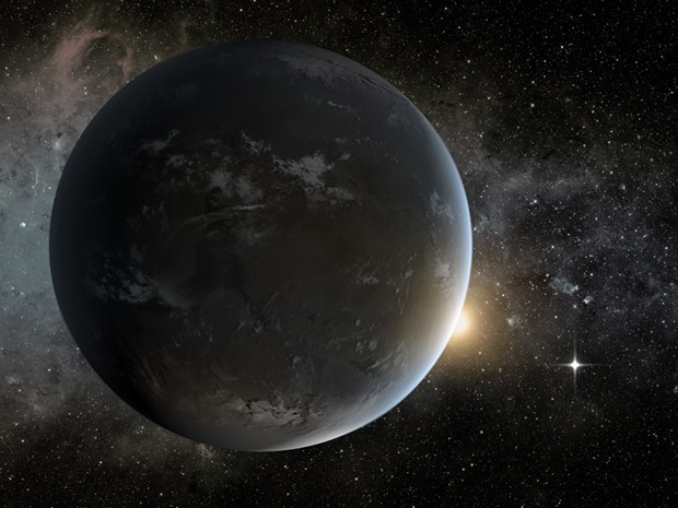  O planeta Kepler-62f é 40% maior do que a Terra e orbita uma estrela localizada a 1.200 anos-luz da Terra. (Foto: Science@NASA/NASA's Goddard Space Flight Center)