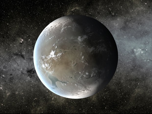  O planeta Kepler-62f é 40% maior do que a Terra e orbita uma estrela localizada a 1.200 anos-luz da Terra. (Foto: Science@NASA/NASA's Goddard Space Flight Center)