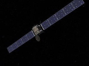 Rosetta está em estado de hibernação profunda há dois anos e meio para guardar energia (Foto: BBC)