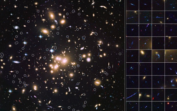 Nasa mostra em destaque as galáxias do universo mais remoto (Foto: Divulgação/NASA)