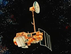 Ilustração da Nasa mostra o satélite Landsat 5 (Foto: NASA)