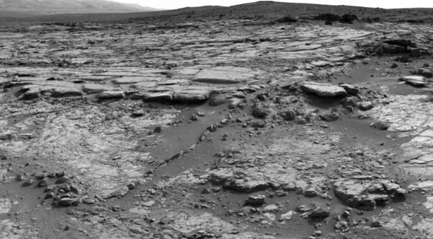 A área de Yellowbayknife Bay, em Marte, pode ter abrigado lago com micróbios (Foto: NASA/JPL-Caltech)