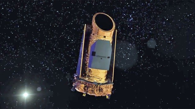 Ilustração mostra o telescópio espacial Kepler (Foto: Nasa)