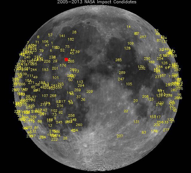 Equipamento da Nasa detecta impactos na Lua (Foto: Nasa/Reuters)
