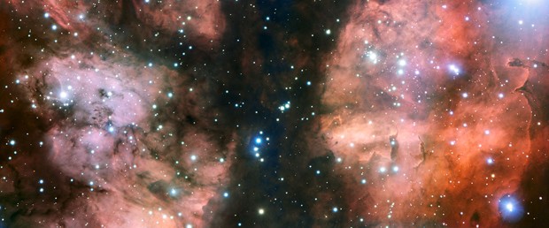 O Very Large Telescope do ESO (VLT) obteve a imagem mais detalhada até hoje de uma região espetacular da maternidade estelar chamada NGC 6357 (Foto: ESO/Divulgação)