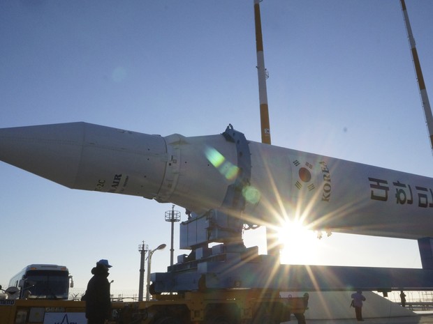 Coreia do Sul faz terceira tentativa de lançar foguete (Foto: Reuters/Korea Aerospace Research Institute)