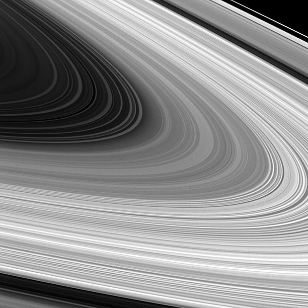 Anéis B Saturno (Foto:  Nasa/JPL-Caltech/Space Science Institute )