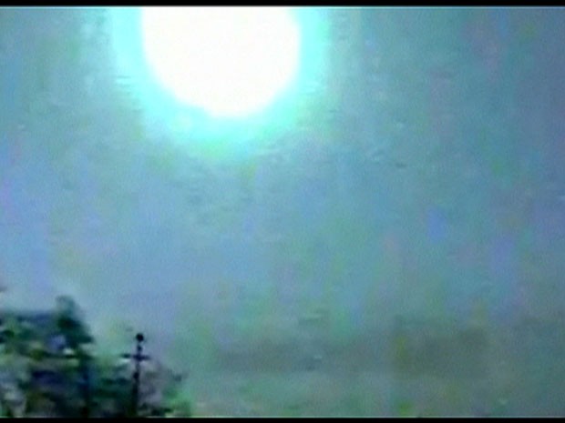 Câmera da Nasa captura 'bola de fogo' no céu do Texas (Foto: Reprodução/BBC)