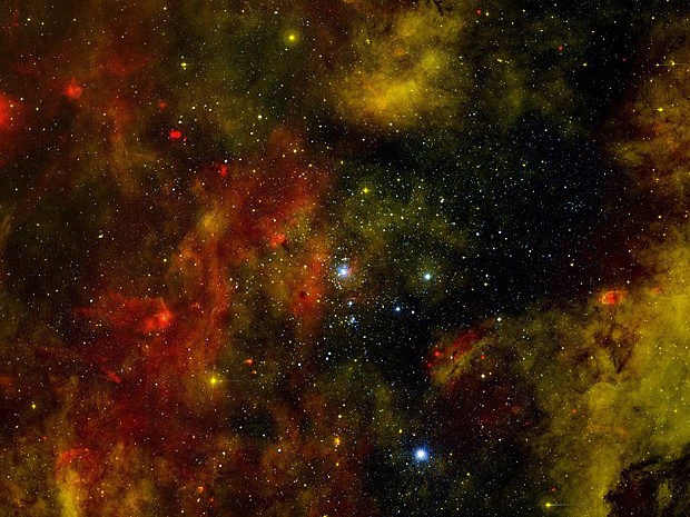 Cygnus aglomerado de estrelas  (Foto: Nasa/Divulgação)