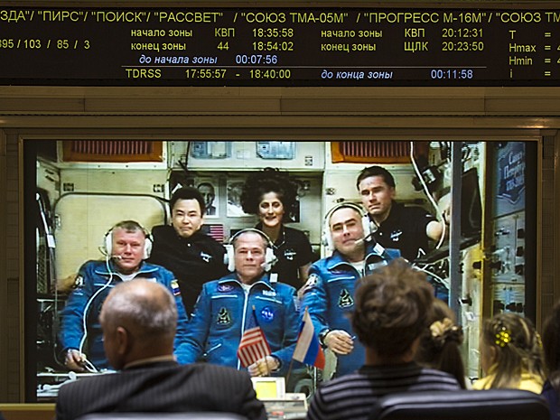 Soyuz (Foto: Nasa/Bill Ingalls/AP)