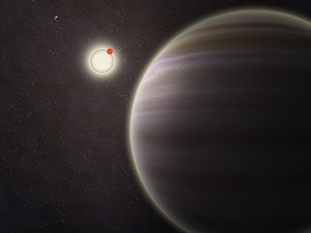 Planeta com quatro estrelas (Foto: Haven Giguere/Yale University)