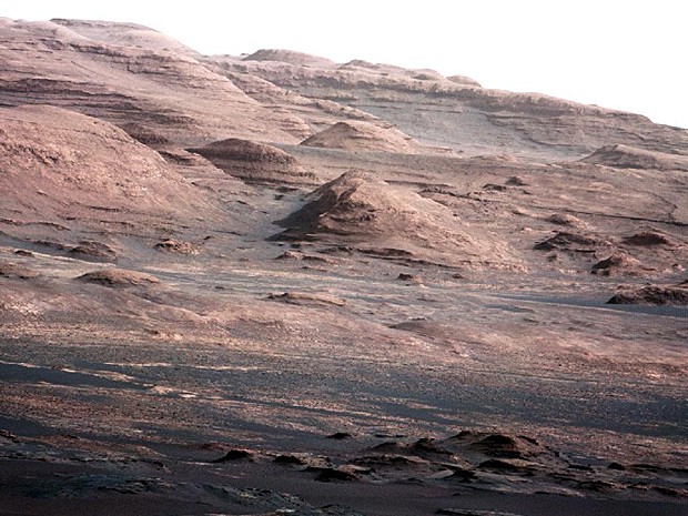 Curiosity Monte Sharp (Foto: Nasa/JPL-Caltech/MSSS)