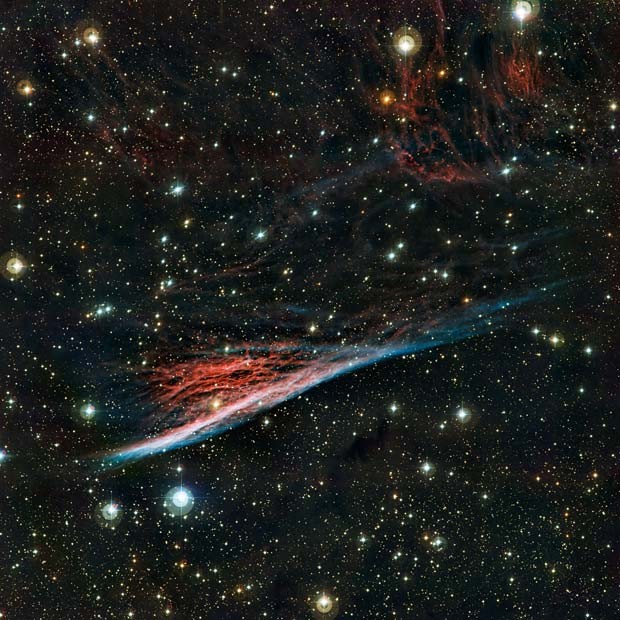 Telescópio do ESO captou nebulosa que lembra 'vassoura de bruxa' (Foto: ESO)