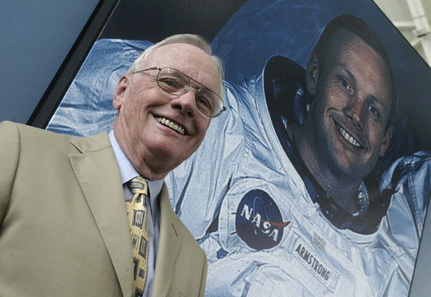 Neil Armstrong, primeiro homem a pisar na Lua. (Foto: Jose Jordan/AFP)