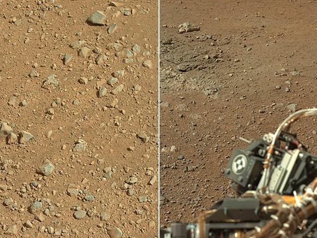 Marte colorida (Foto: Nasa/JPL-Caltech/AFP)