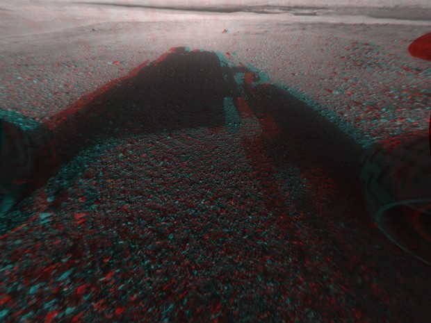 Frente Curiosity 3D marte (Foto: Nasa/JPL-Caltech)