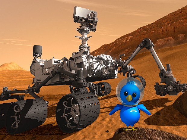 Curiosity bird (Foto: Nasa/JPL-Caltech )