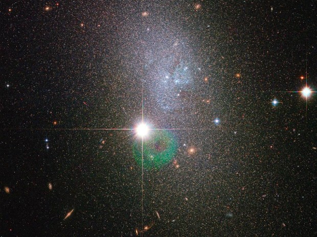 Galáxia vapor (Foto: ESA/Nasa)