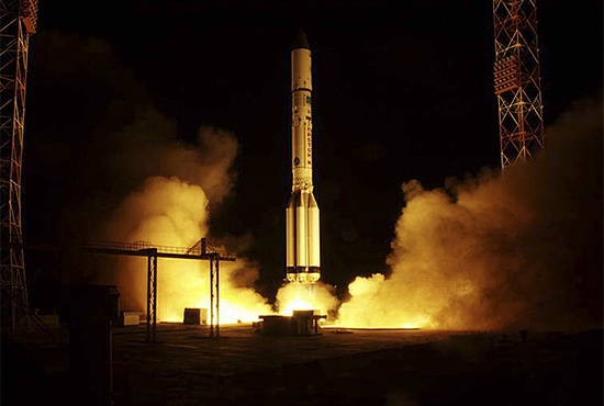 Lançamento do foguete que carregava o satélite Express-AM4, nave não entrou em órbita como era previsto