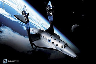 Virgin Galactic está construindo sua primeira aeronava, a SpaceShipTwo, que transportará turistas em breve