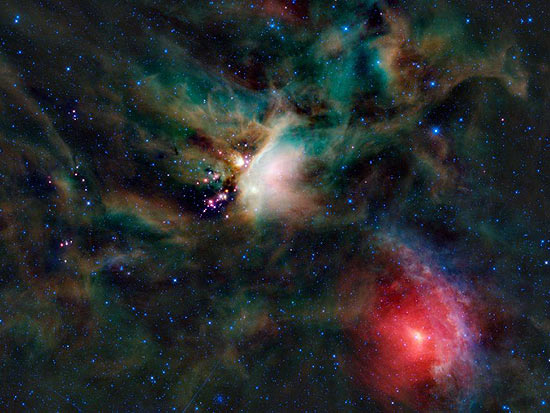 Rho Ophiuchi é um dos complexos de formação estelar que se encontra mais perto da Terra