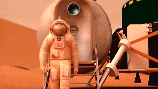 Cosmonautas simulam caminhada em Marte; viagem real duraria oito meses 