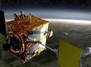 Ilustração artística da sonda japonesa Akatsuki, cujo objetivo de chegar a Vênus não se completou por uma falha técnica