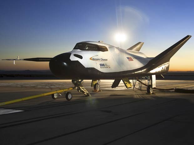 O Dream Chaser, da empresa Sierra Nevada, é um dos três protótipos que pode substituir os ônibus espaciais (Foto: REUTERS/NASA/Ken Ulbrich/Handout via Reuters)