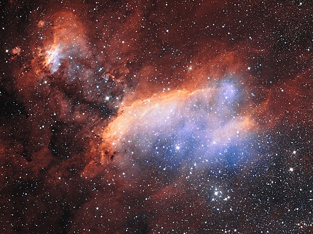 Nebulosa do Camarão (Foto: Martin Pugh/ESO)