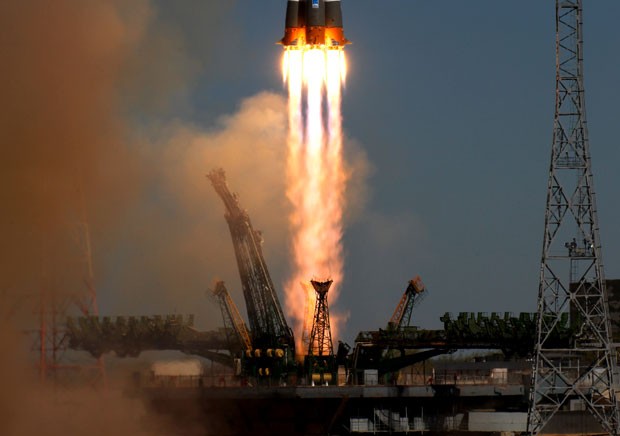 Nave russa havia sido lançada em abril (Foto: AP)