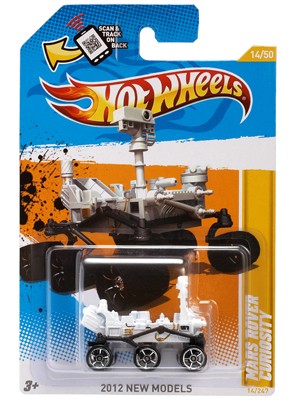 Modelo da Curiosity da Hot Wheels, que deve ser enviado às lojas em setembro (Foto: Mattel/Divulgação)